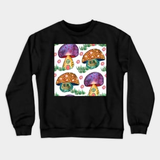 Mushrooms. Or elf houses. Crewneck Sweatshirt